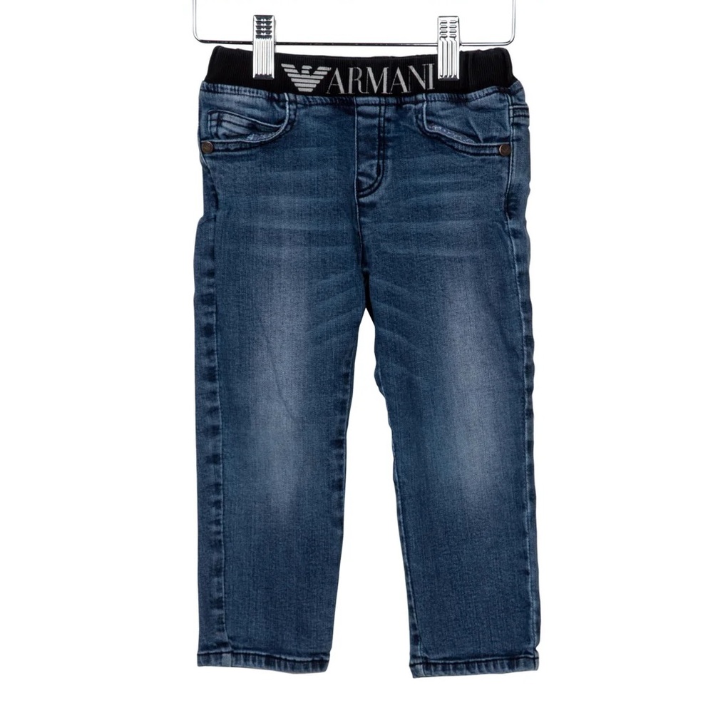 ARMANI JUNIOR Boys' Denim Straight-Leg Jeans